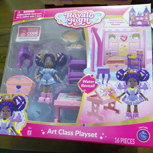 Royale High Art Class Playset with Doll Connects to Castle + Online Code NEW